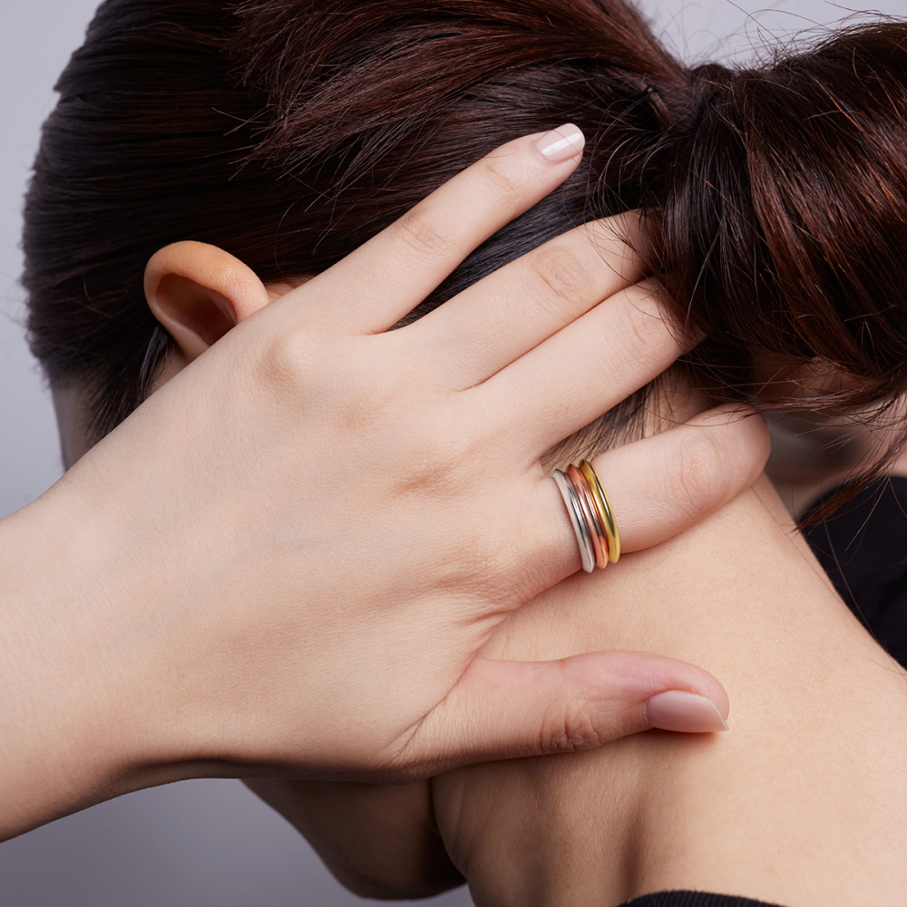 Stack Ring in Rose Gold