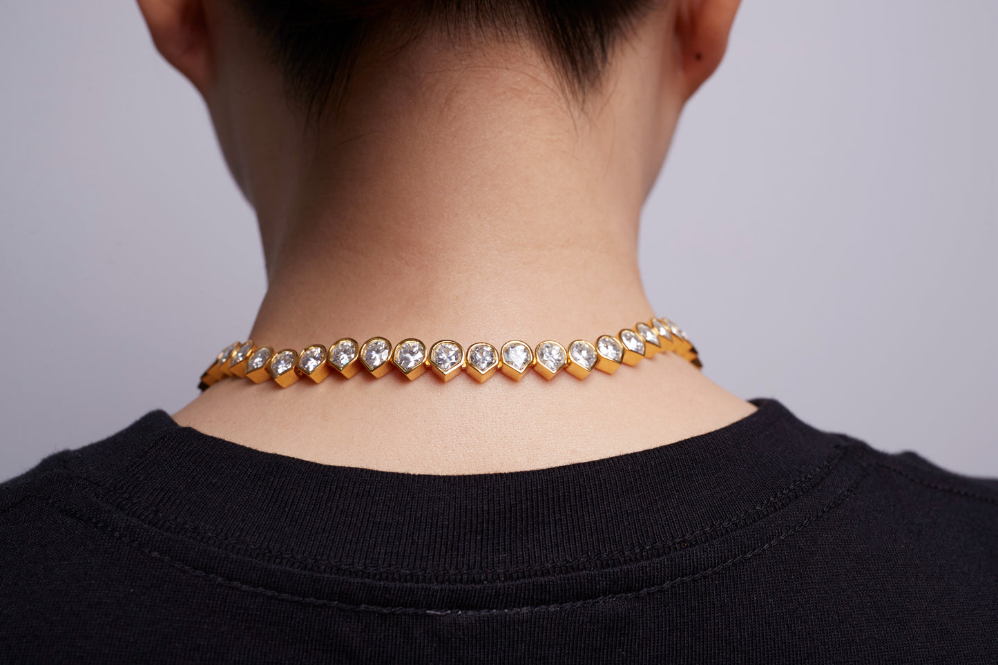 Tennis Necklace with lab-grown Diamonds