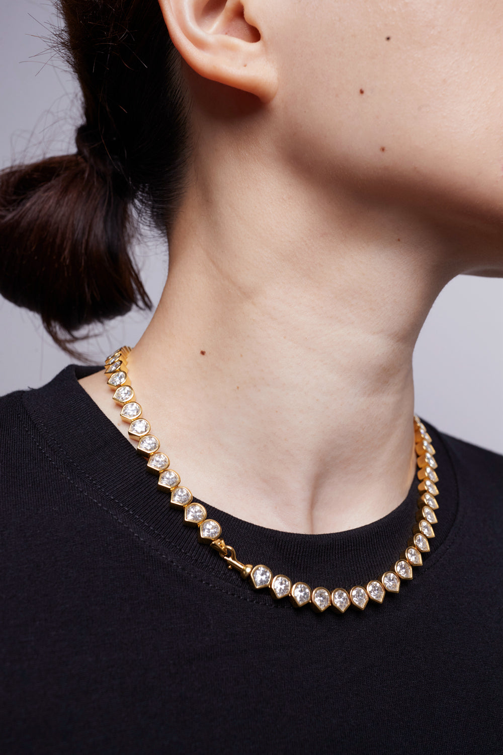 Tennis Necklace with lab-grown Diamonds