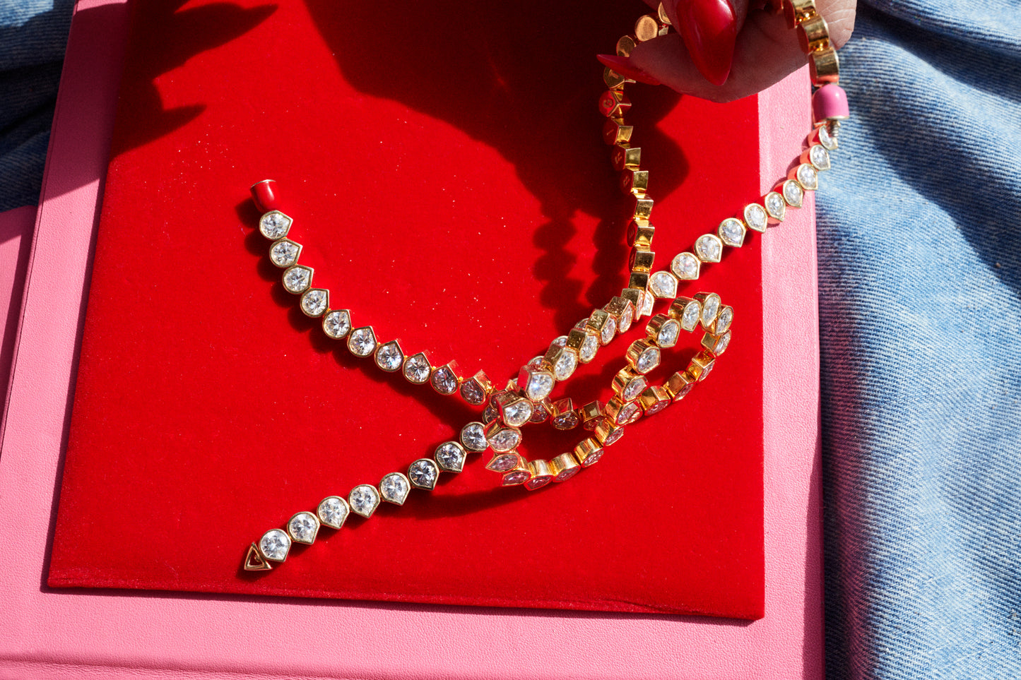 Tennis Necklace with Lab-Grown Diamonds