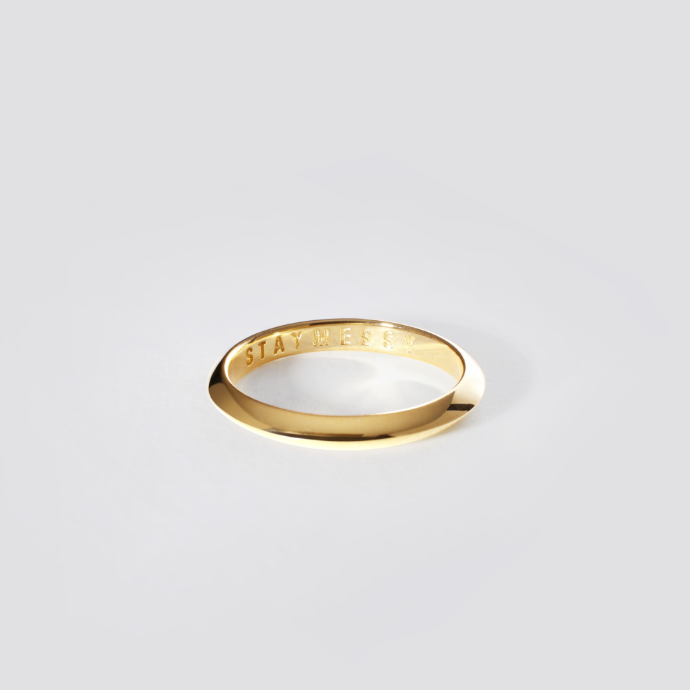 Stack Ring in Yellow Gold