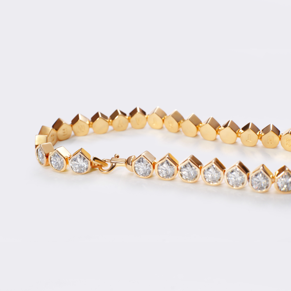 Tennis Bracelet with lab-grown Diamonds